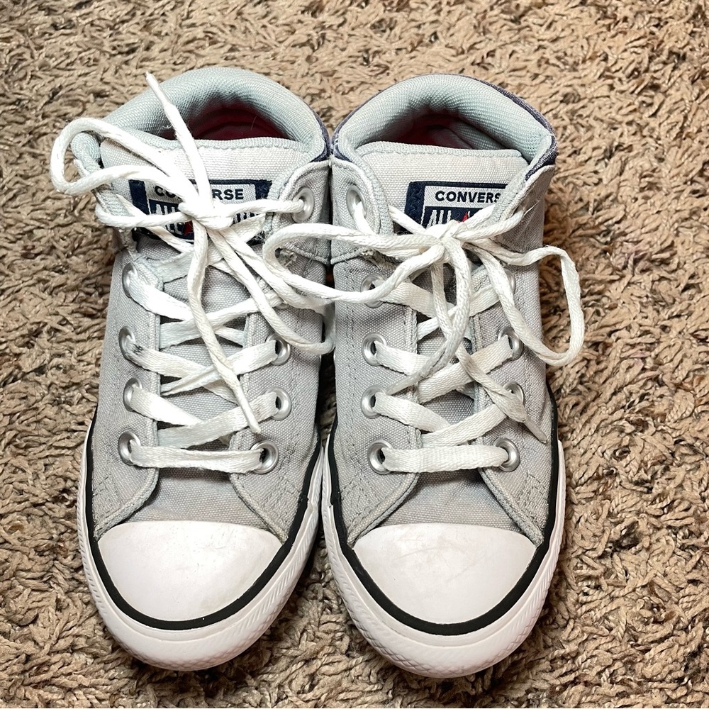 Converse All-Star high top Sneakers size 13K Blue‎ & Grey